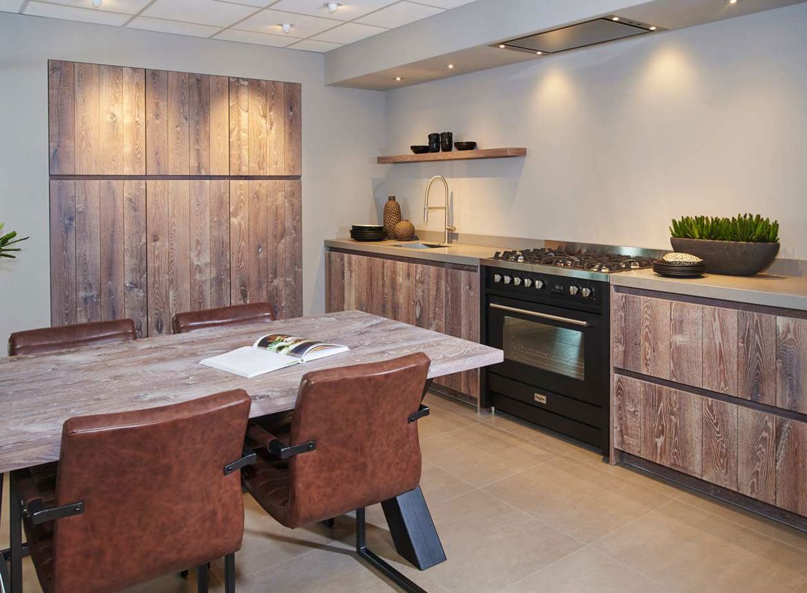 Houten keuken db keukens