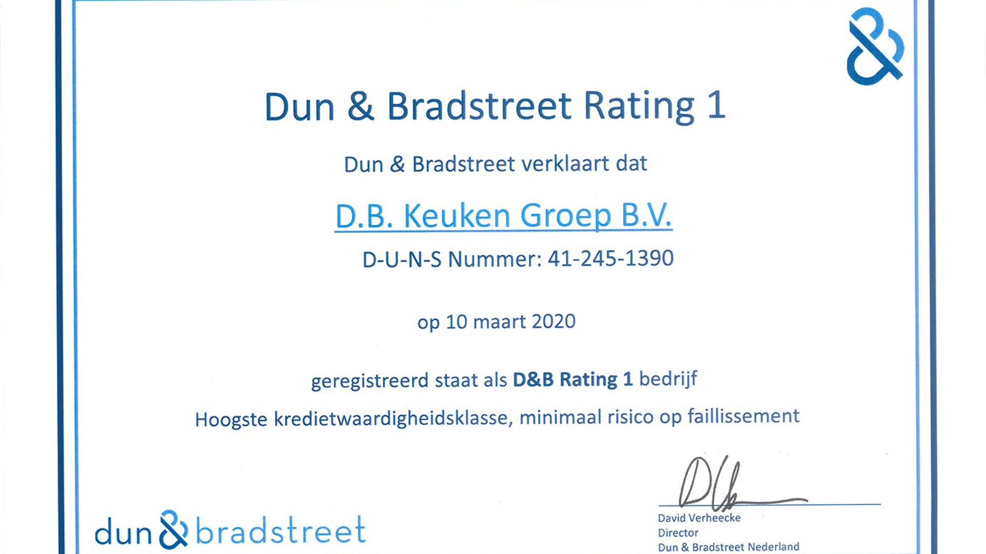 D&B Rating