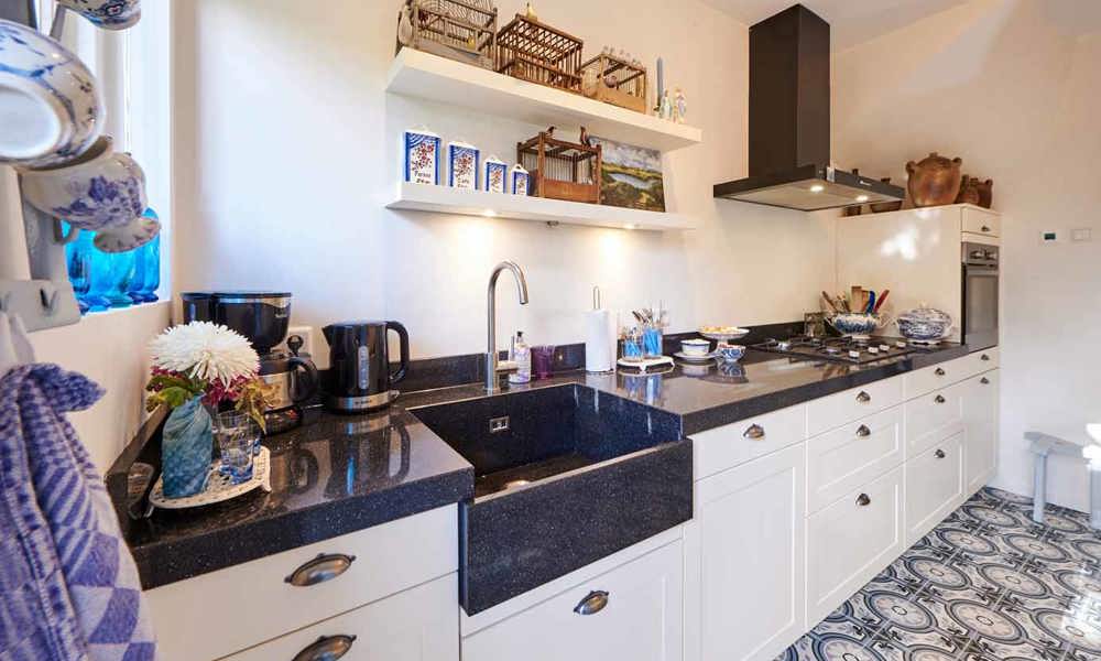 Landelijke keuken Haarlem met klassieke spoelbak