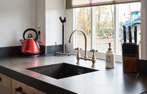 Houten handgemaakte keuken Zeeland