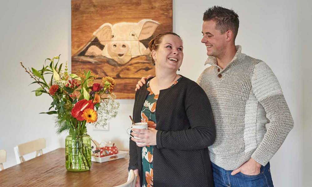 Houten handgemaakte keuken Zeeland