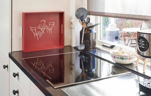 Witte Keuken, inductiekookplaat