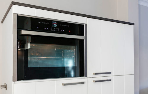 Landelijke keuken, oven