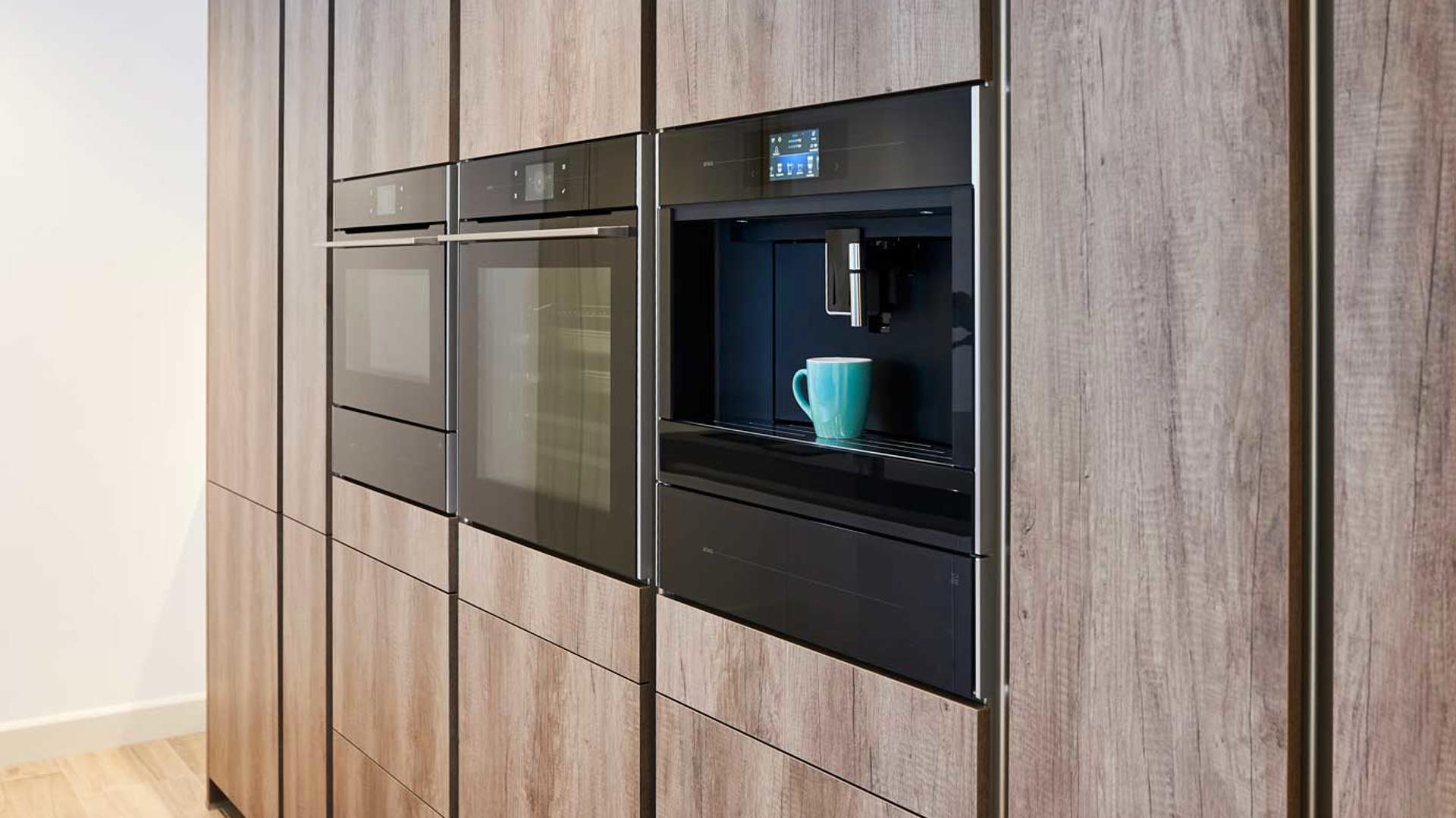 Koffiemachine en warmhoudlade ATAG