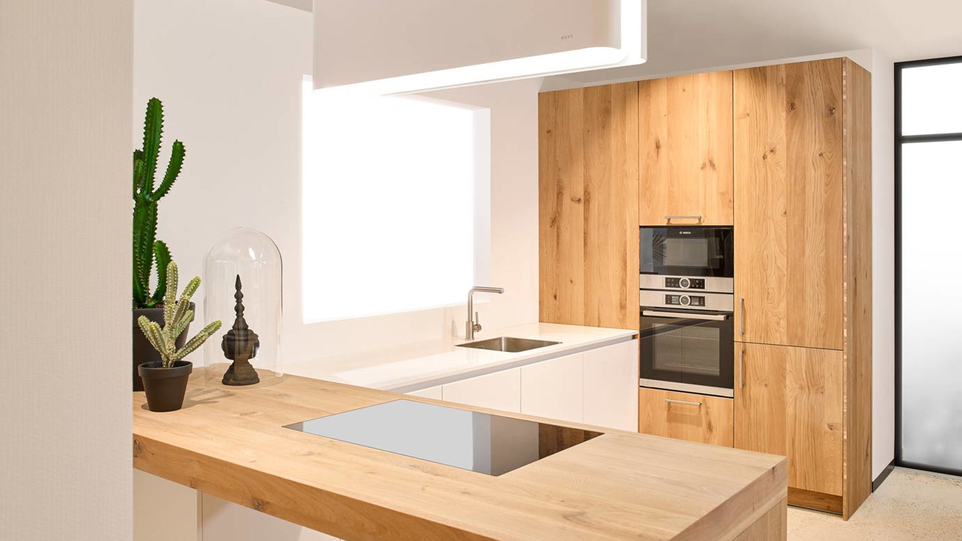 Massief eiken houten keuken 2