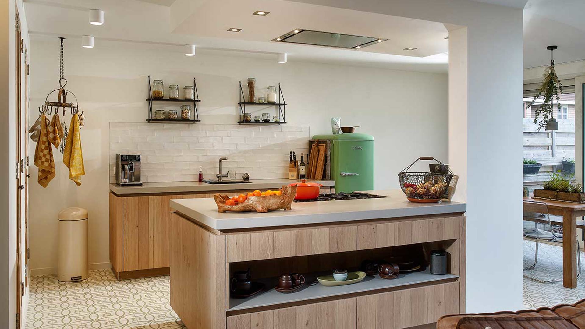Houten moderne keuken Rotterdam