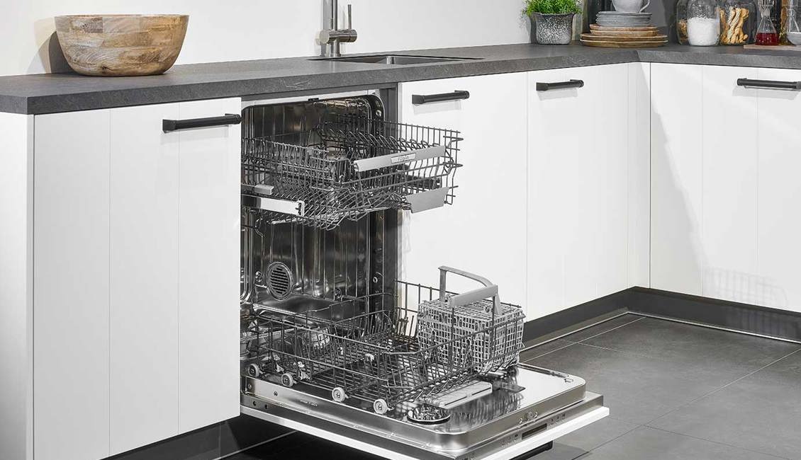 Landelijk moderne keuken, vaatwasser