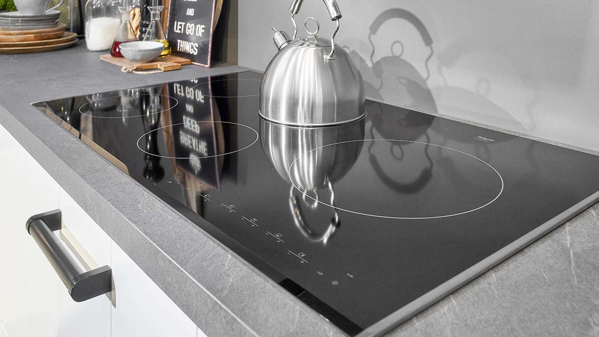 Landelijk moderne keuken, inductiekookplaat