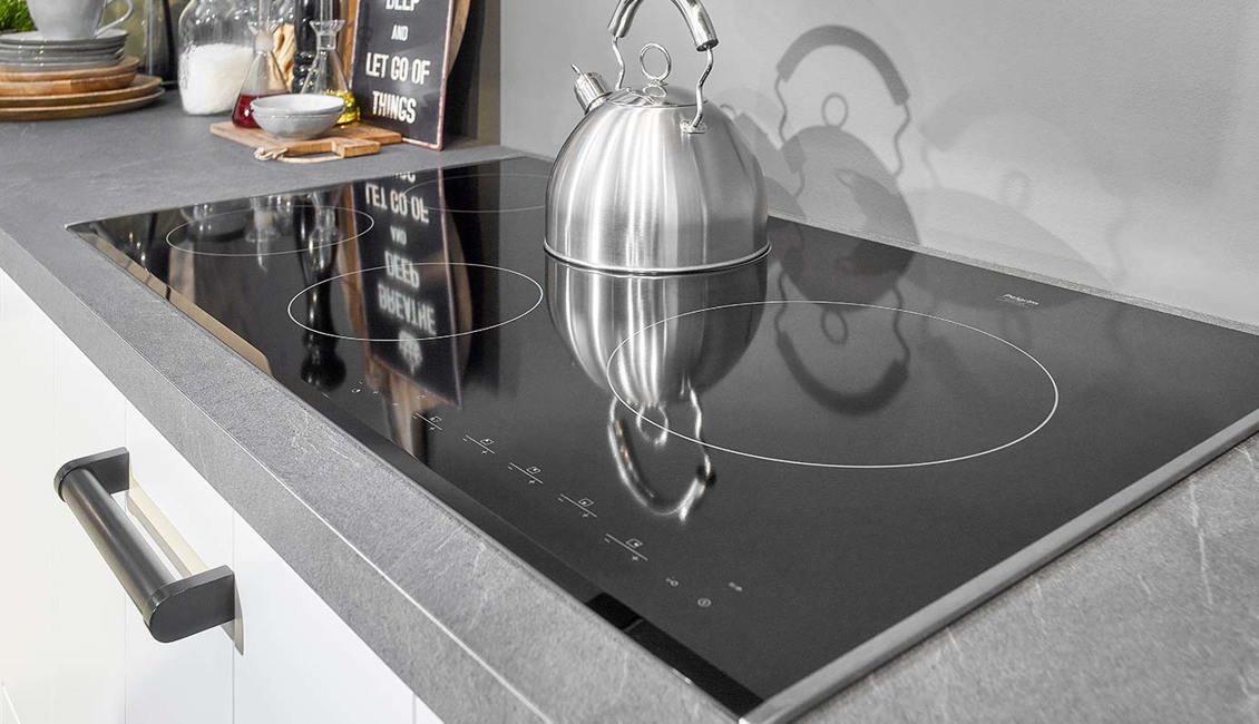Landelijk moderne keuken, inductiekookplaat
