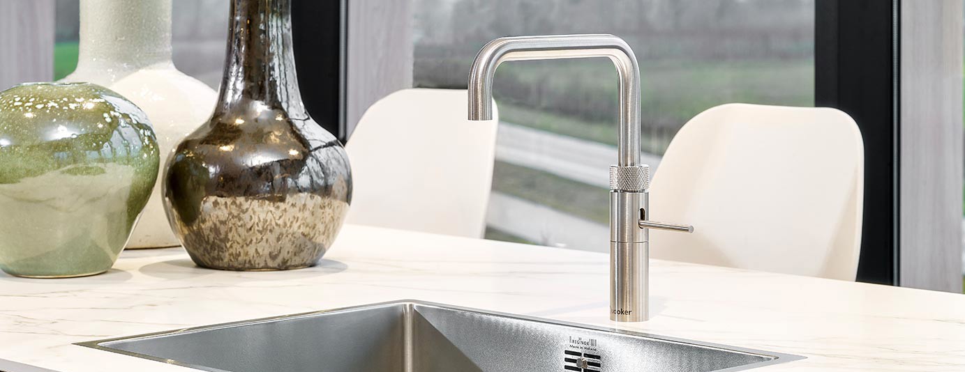 2 Luxe keuken met eiland, Quooker en spoelbak