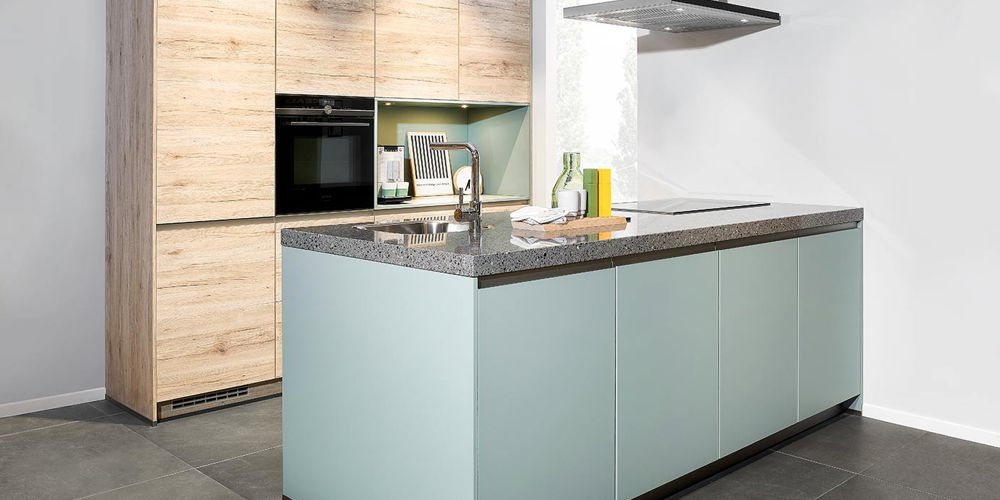 1 Moderne keuken met eiland