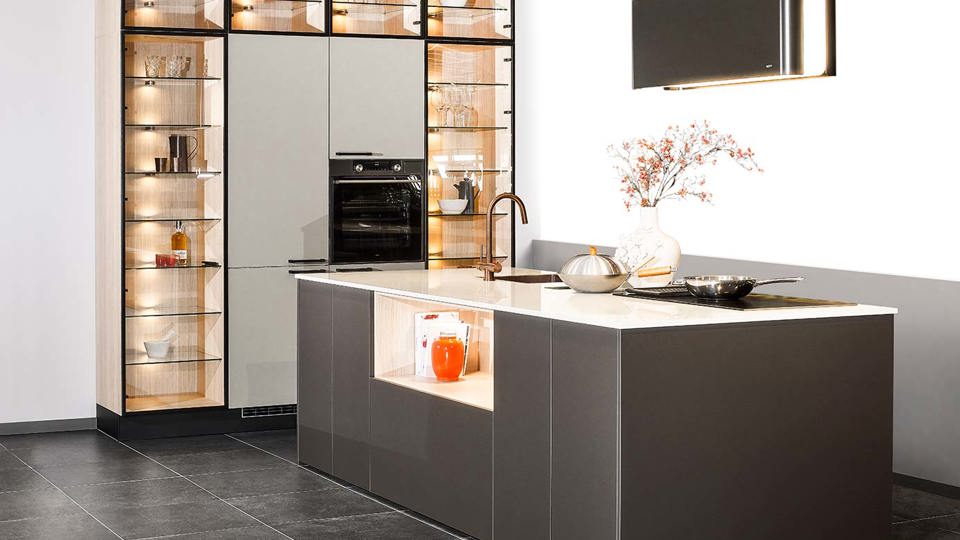 Luxe design keuken met eiland
