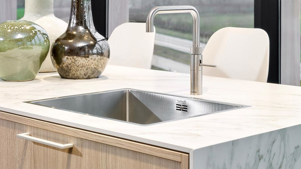 Design keuken met Quooker kokendwaterkraan