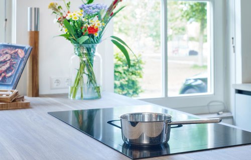 Keuken met kookeiland Utrecht, inductiekookplaat