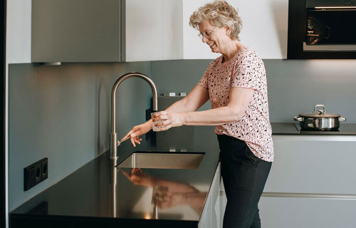 Moderne grijze keuken Nunspeet