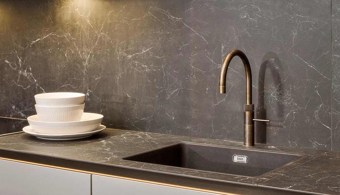 SieMatic SLX aanrecht wasbak met kokendwaterkraan