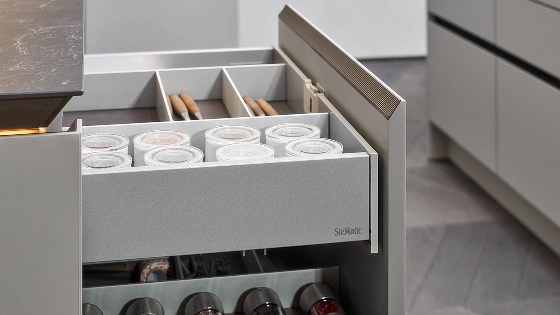 SieMatic SLX laden met binnenladen