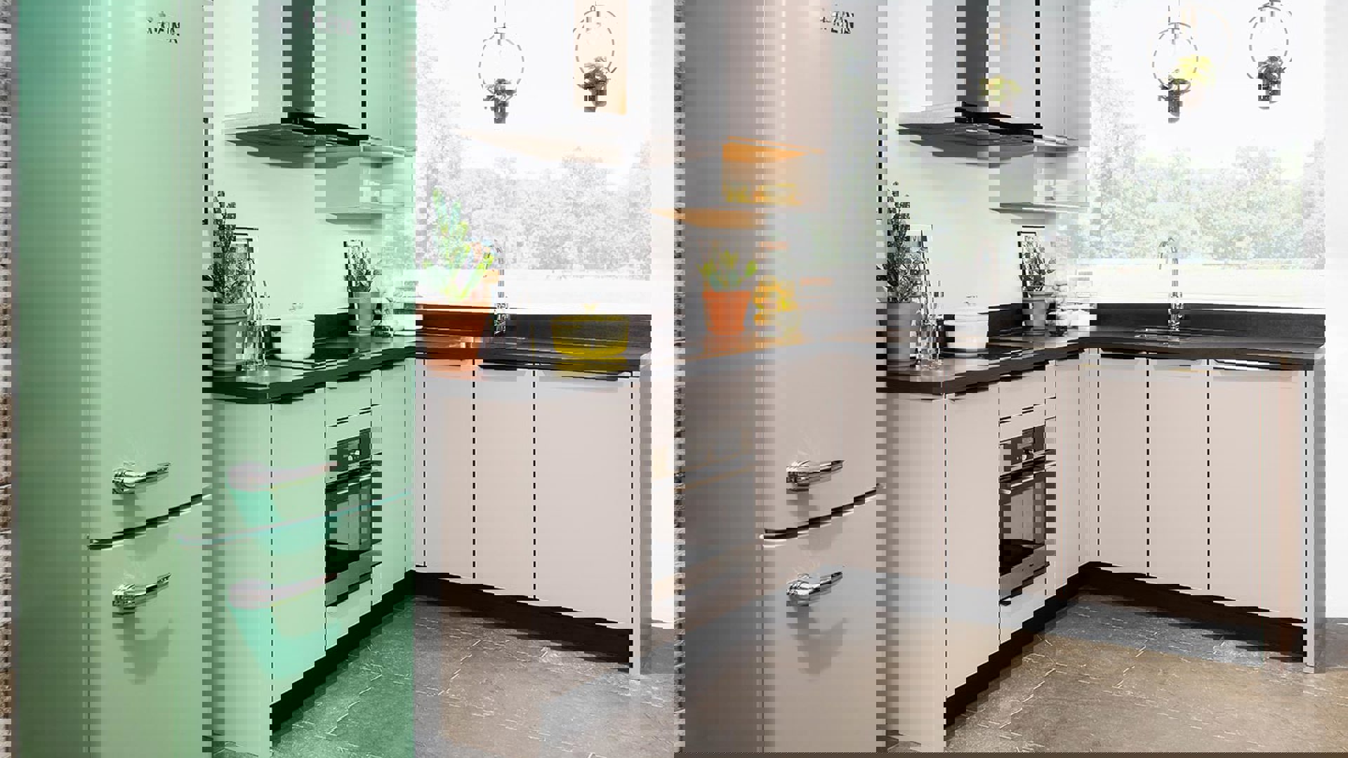 Duurzame hoekkeuken