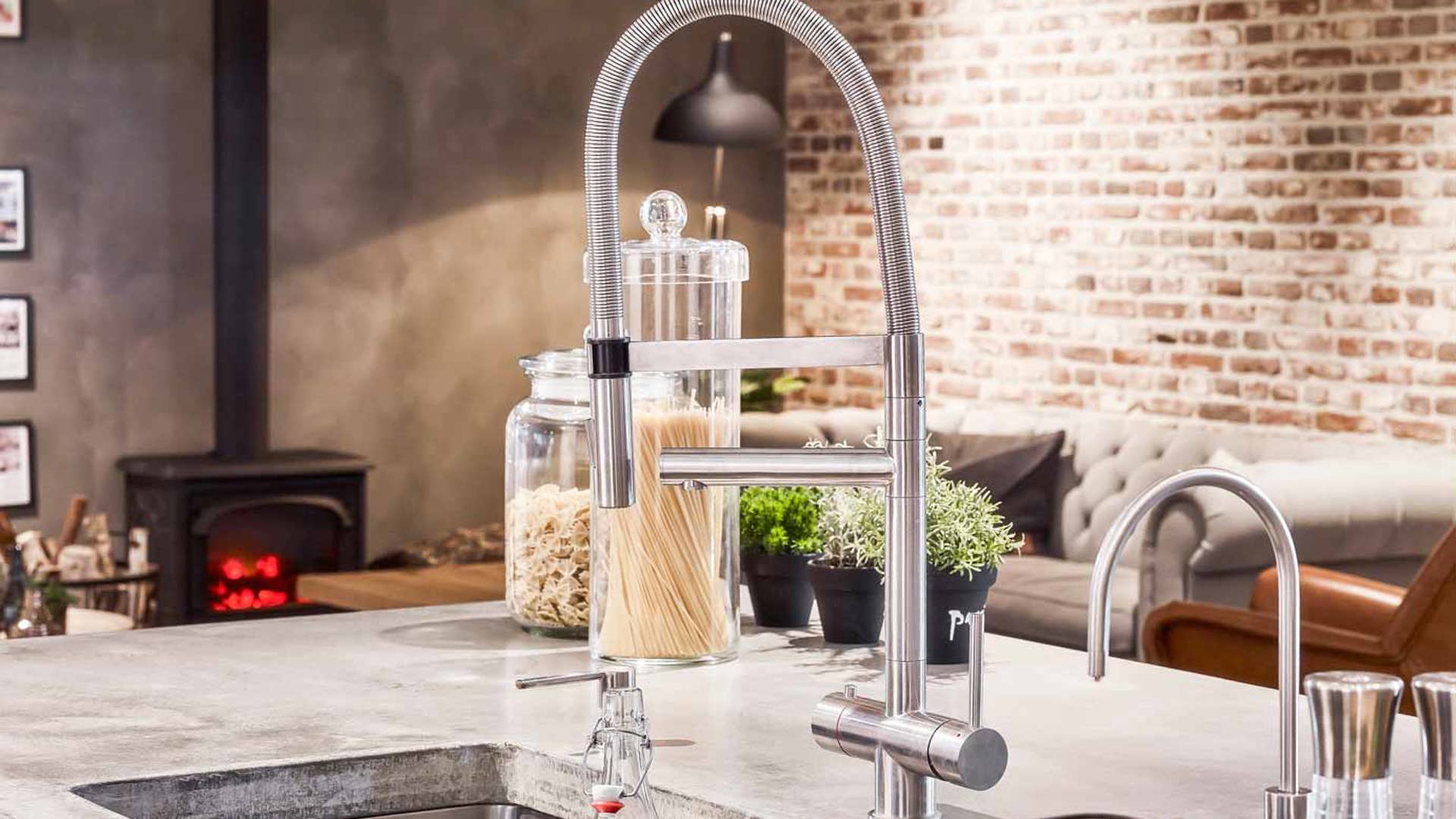 3-in-1 kokendwaterkraan