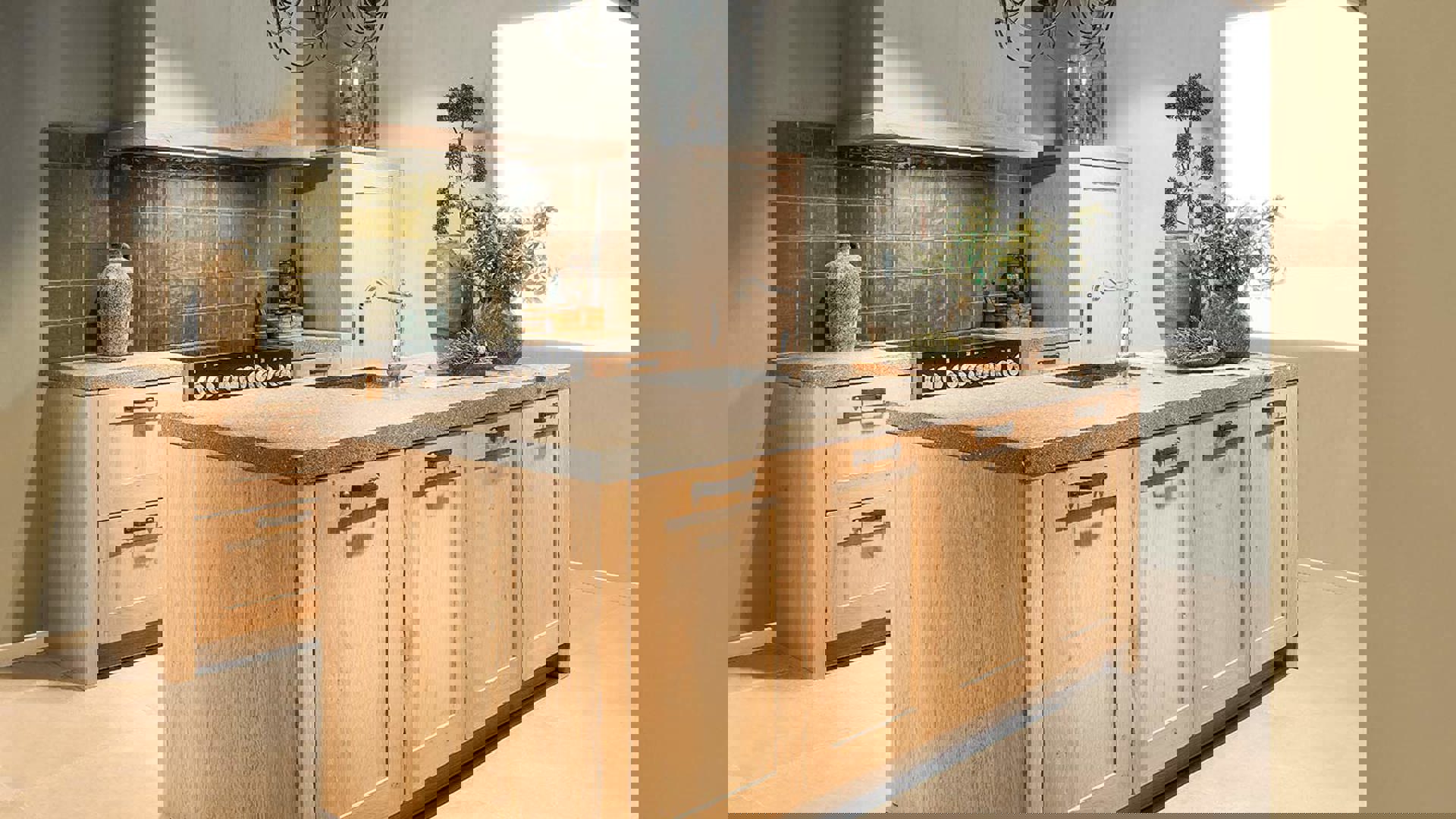 Massief eiken keuken op maat