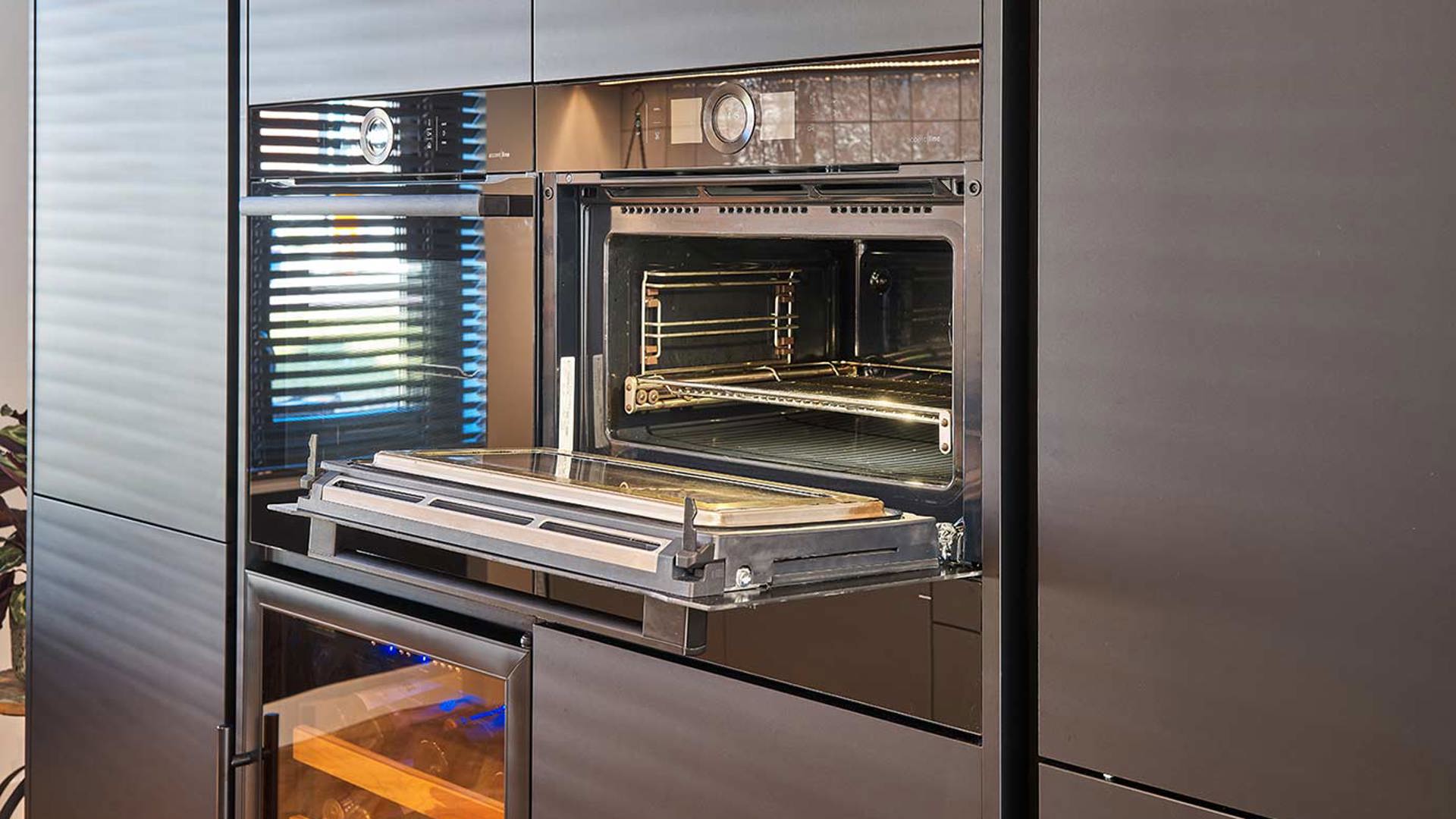 Moderne greeploze keuken Noordwijk, oven