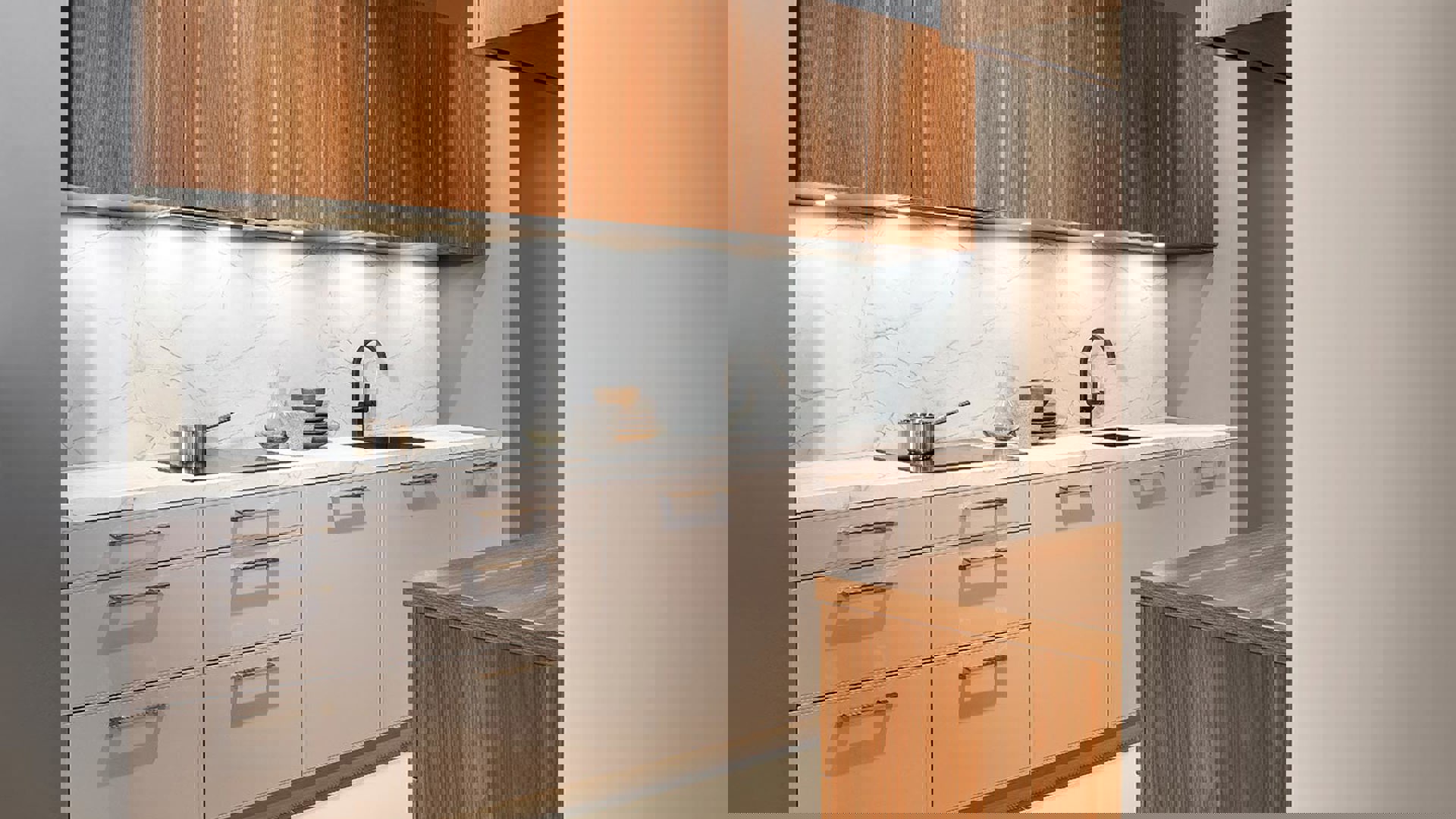 Moderne parallelle keuken