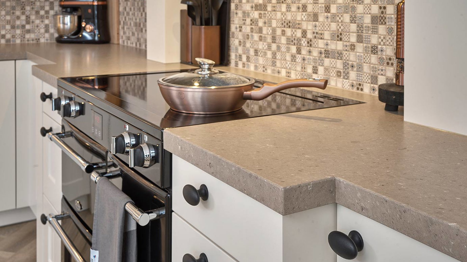 Landelijke hoekkeuken Ede, werkblad