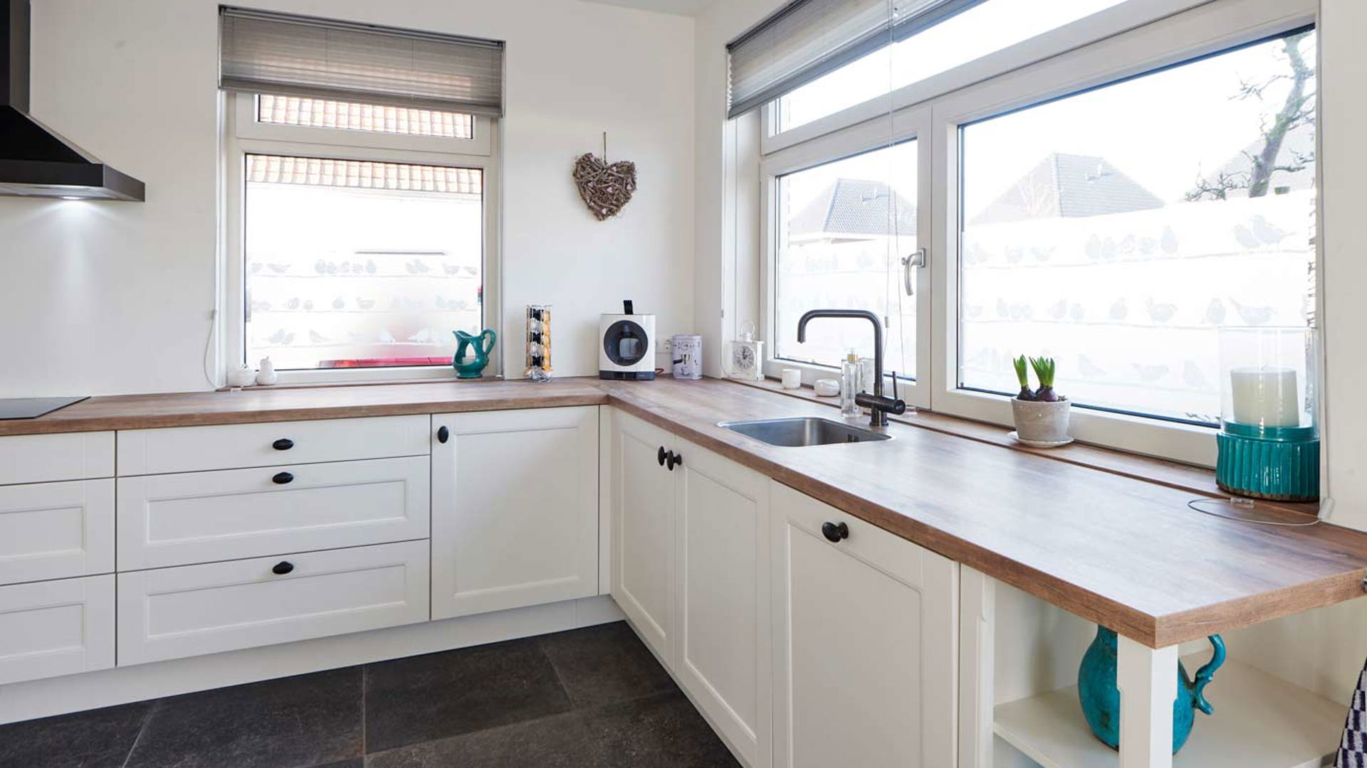 Tijdloze keuken mat wit