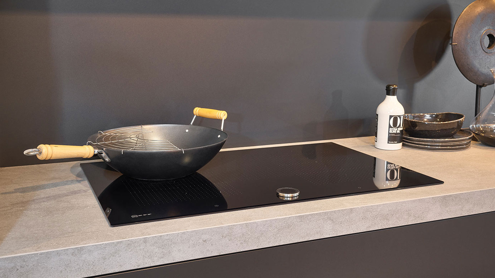 Industriële keuken, betonlook werkblad