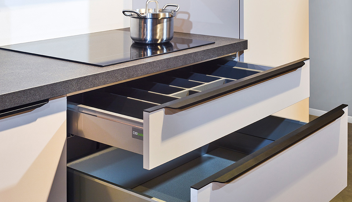 Moderne rechte huisselectie keuken