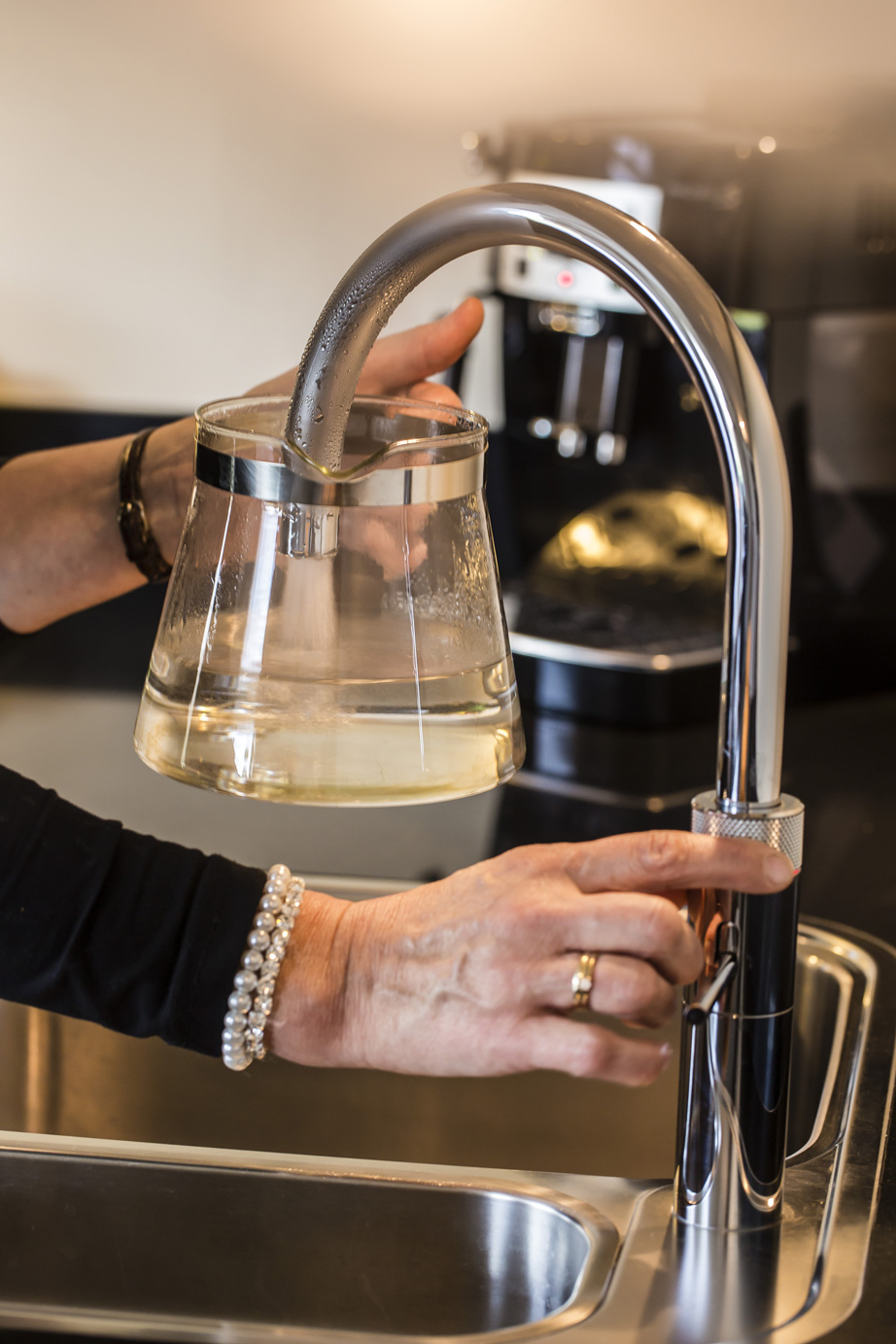 3 in 1 kokend waterkraan