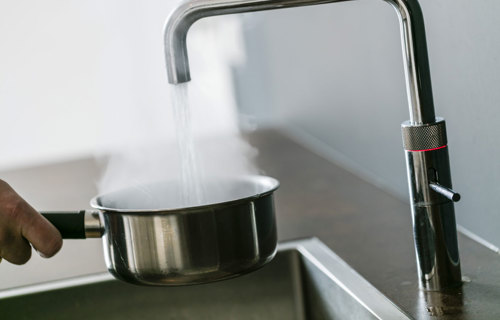 Keuken met kookeiland Bloemendaal, Ouooker