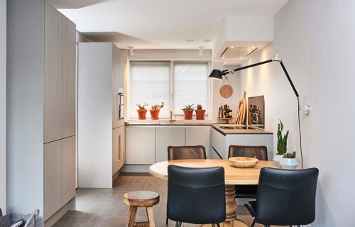 U-Keuken Noord Scharwoude met kasten