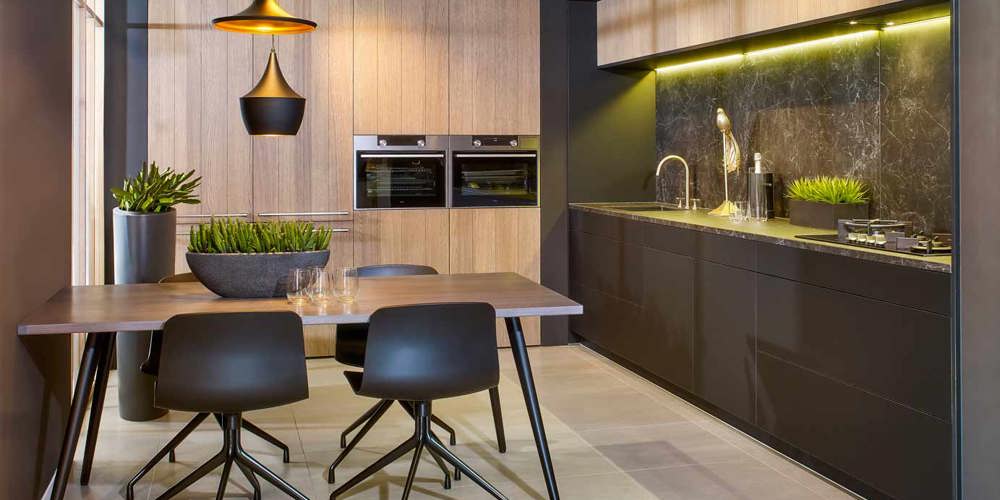 Luxe moderne keuken zwart