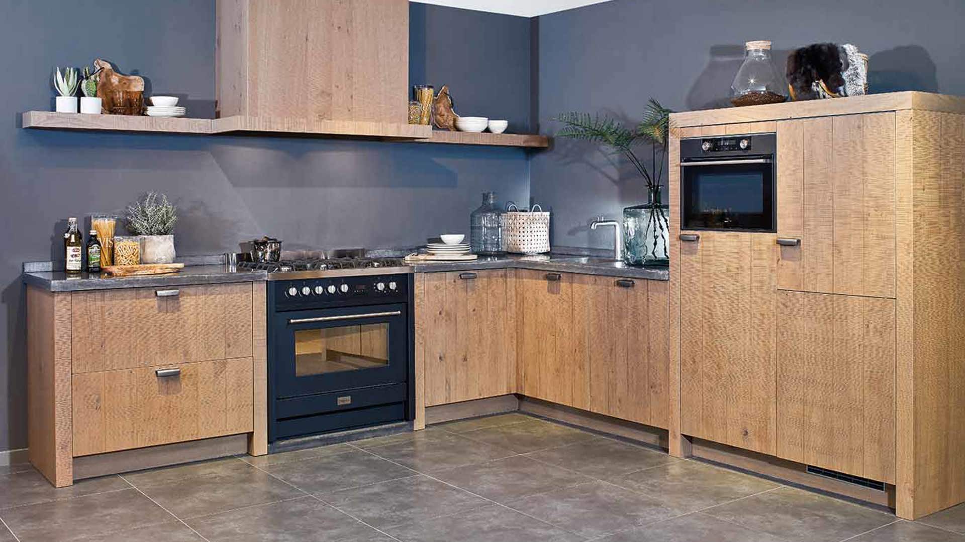 Robuust Stalen Buitenmeubel/Werktafel voor Large Kamado
