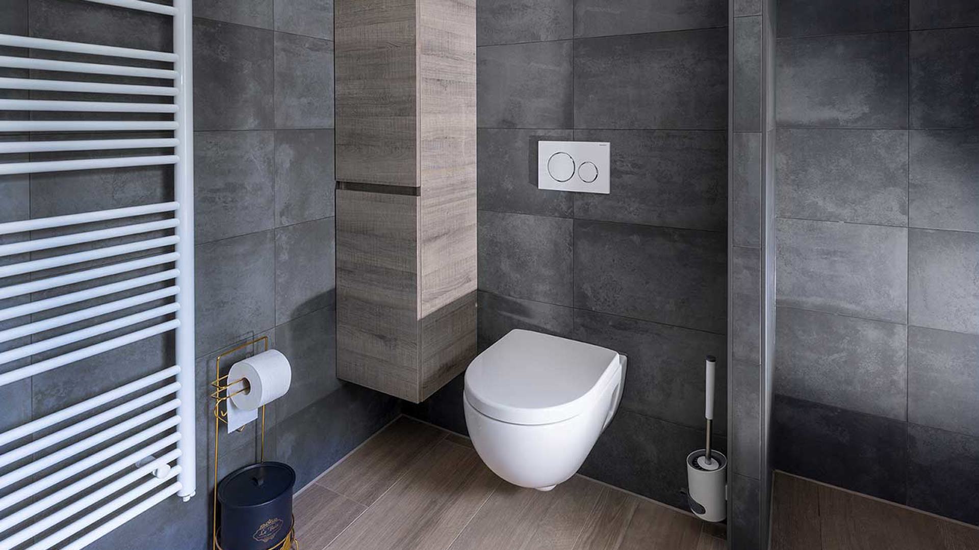 9 Moderne Grijze Betonlook Badkamer Toilet